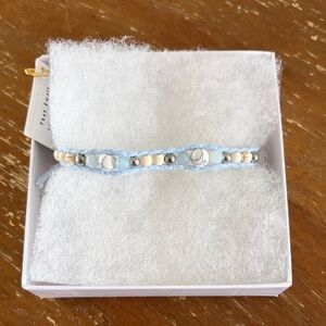 lotus and luna beaded bracelet